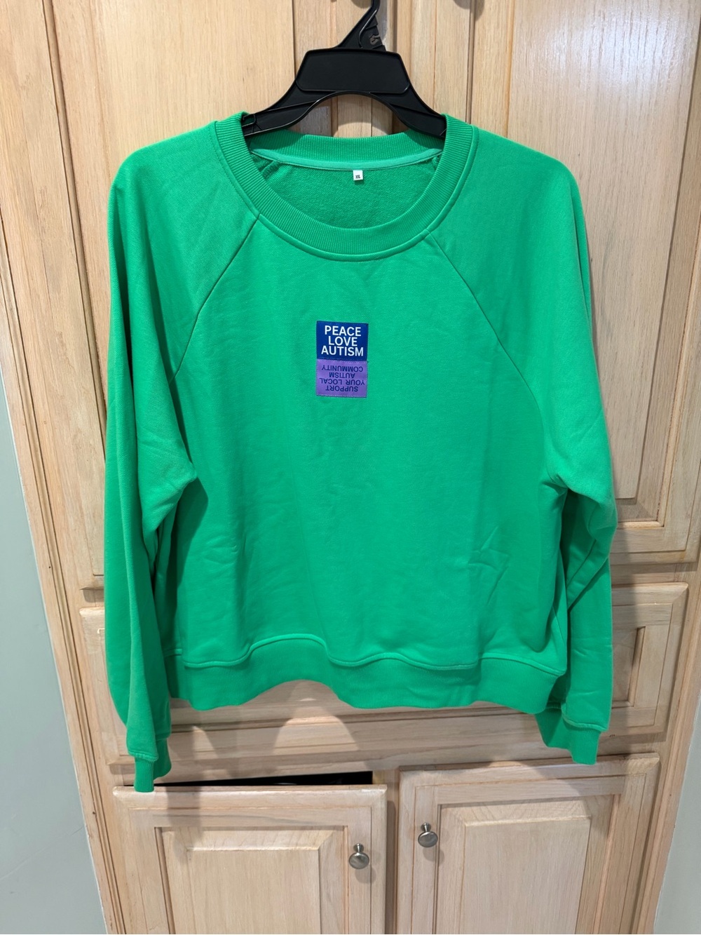 PEACE LOVE AUTISM Crewneck Sweatshirt